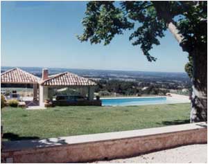 Domaine de Valmont :  Vue de la piscine de 13x6 m